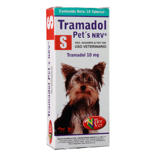 Tramadol Pets S 10 Mg 10 Tabletas - Norvet Tramadol Pets S 10 Mg 10 Tabletas - Norvet